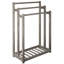 Freestanding Wood Towel Quilt Rack