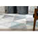 Arden Power Loom Teal/Grey Rug