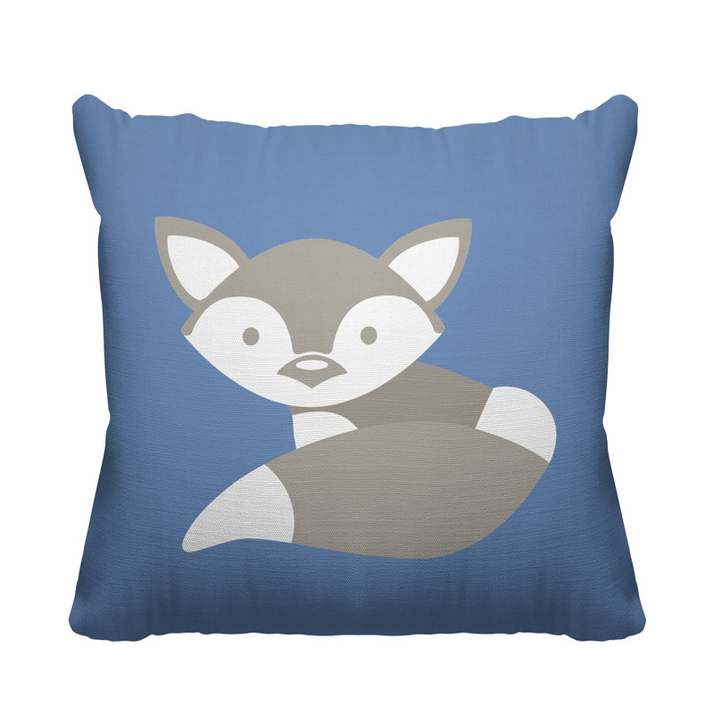 Coussin , Pervenche, H 15 po x l 15 po, Carré