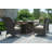 Algird 6 - Person Wicker Patio Dining Set with Rectangular Table , Cushions Included
