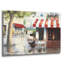 «Relaxing at the Cafe II» par James Wiens, art mural en verre acrylique-1013081912