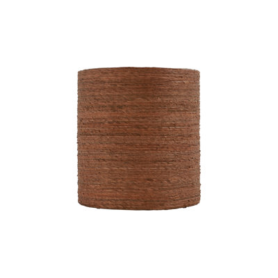 Table de bout en rotin tissé et en rotin