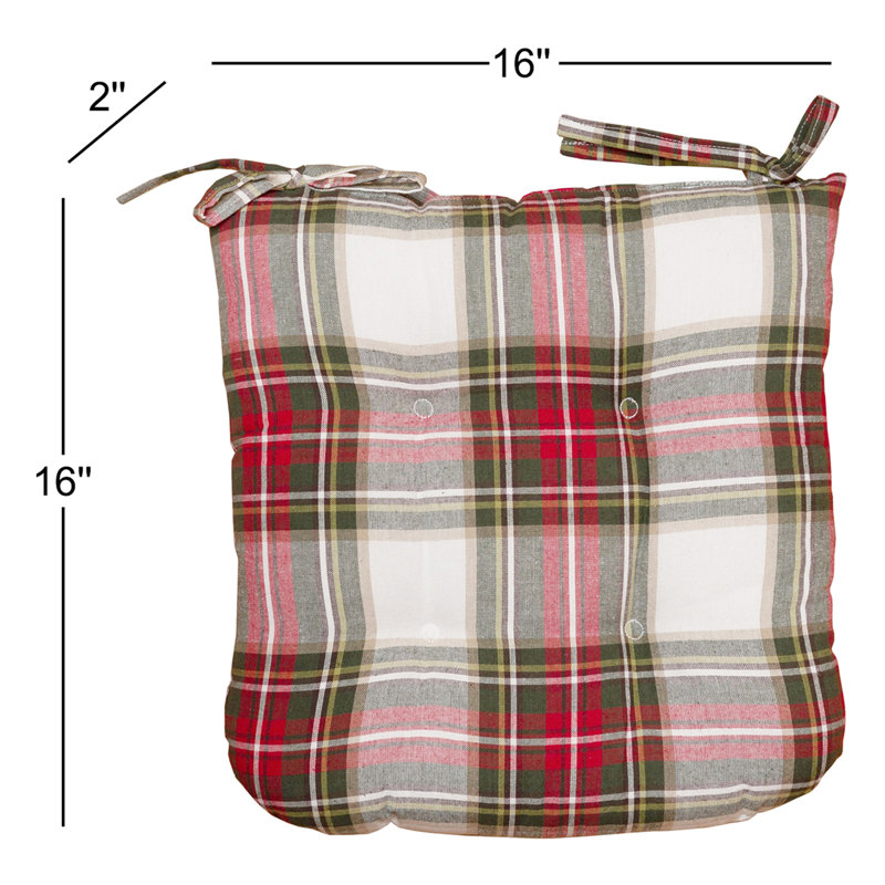 Outdoor 2'' Dining Chair Chair Pad