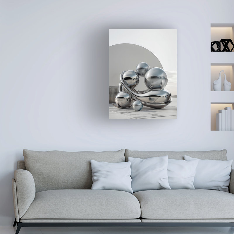 Œuvre d'art sur toile «R3darch0n», H 19 po x l 14 po