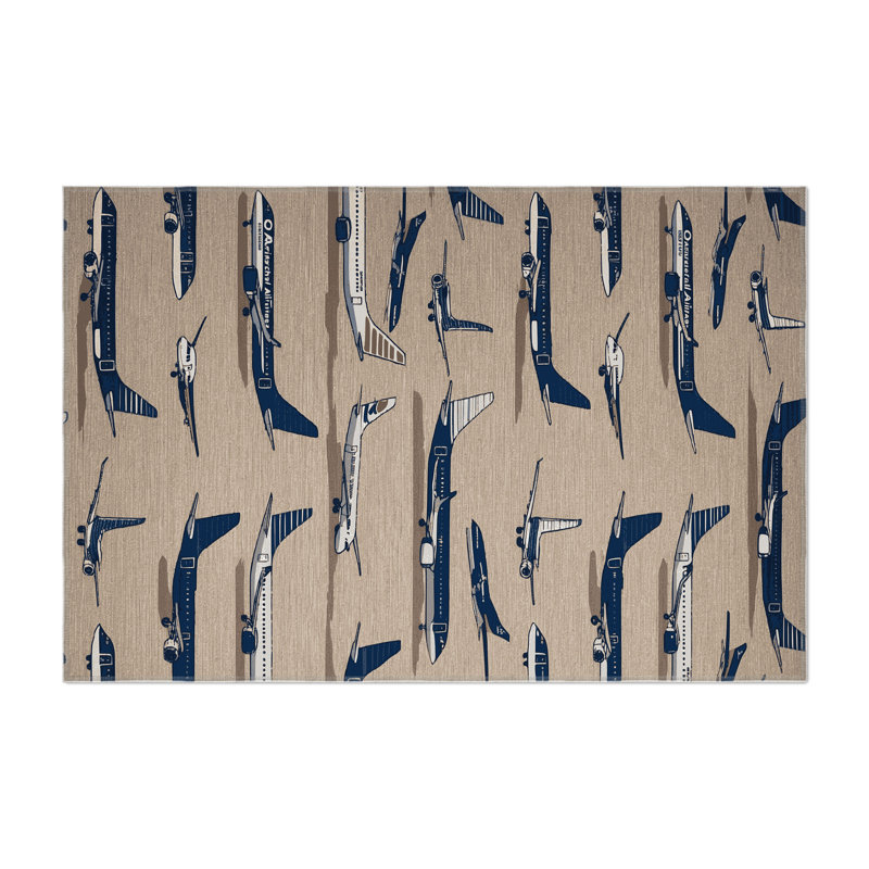 Tapis intérieur et extérieur gris Transport, Rectangle 9 pi x 12 pi