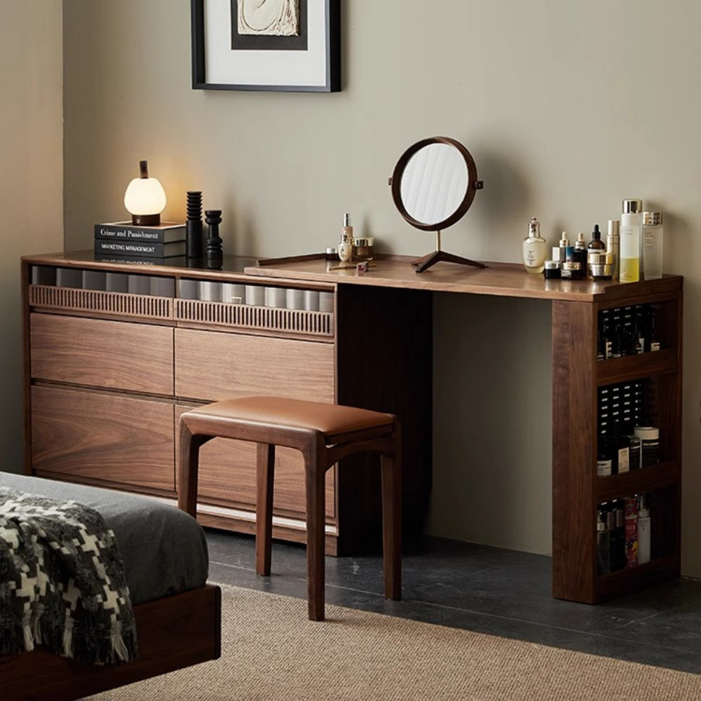 marlao Commode rétro en bois de noyer - Wayfair Canada