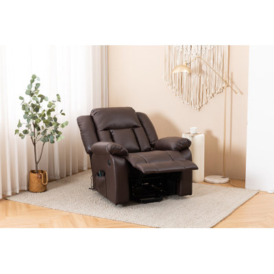 Fauteuil inclinable électrique de massage, fauteuil inclinable en cuir PU