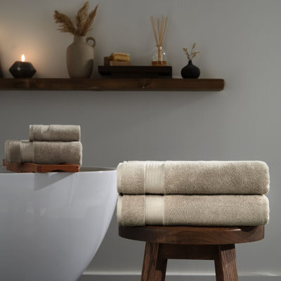 Serviettes de bain 2 pièces Ozdilek, 30 x 60 550 g / m² - 30 x 60 po, 100% coton turc, séchage rapide de luxe, très grand, résistant à la décoloration, écologique, léger, serviette spa, serviette en coton