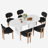 Oval Double Pedestal Kitchen Table Sets-777968128-772132276