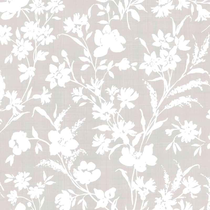Laura Ashley Rye Dove Wallpaper, Gray