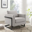 Fauteuil d'appoint en tissu Posse-580356234-663266817