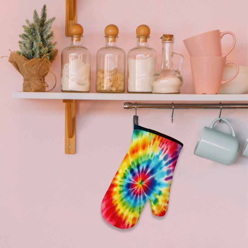 Sergé de coton Swirled Tie-Dye