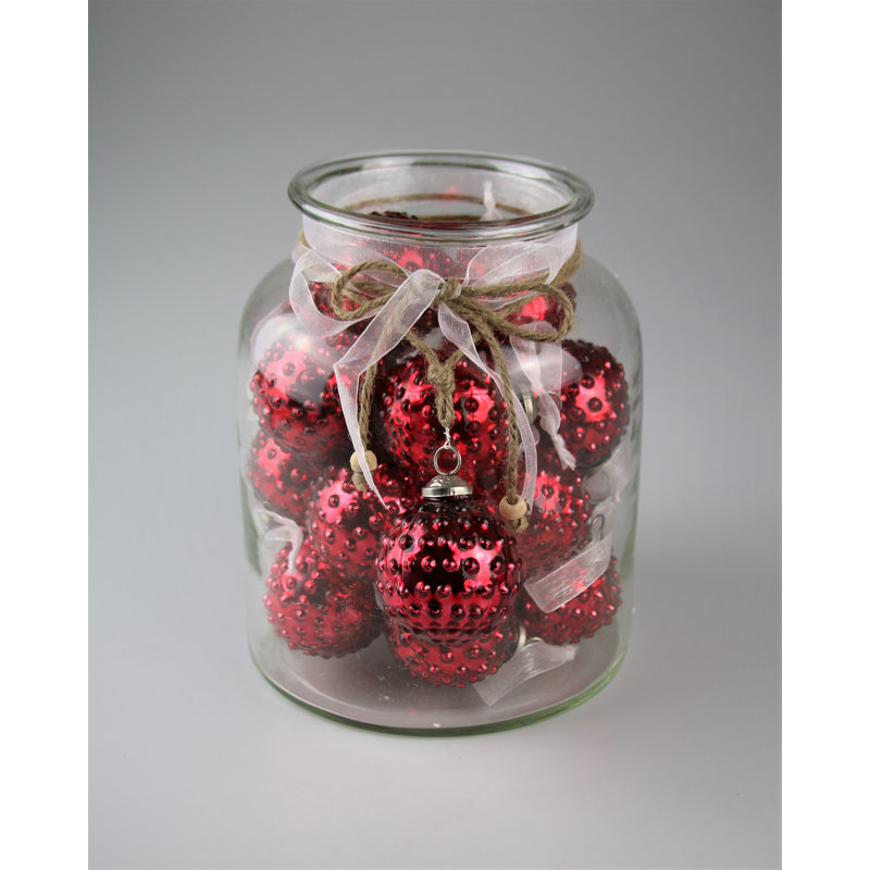 Kemah Abstract Vase Filler, Red