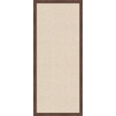  Framed Fabric Pinboard, Natural Linen by The Creative Bunch Studio Printed Bulletin Board for Use as a Vision Board or Wall Organization