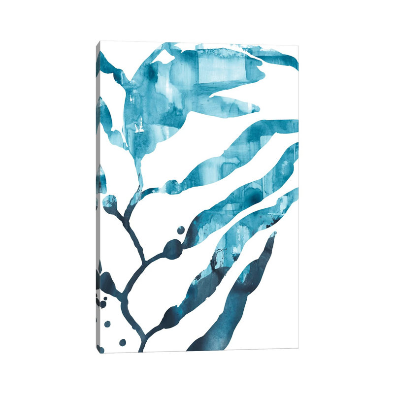 Inkwash Kelp I by June Erica Vess - Wrapped Canvas Gallery-Wrapped Canvas Giclée