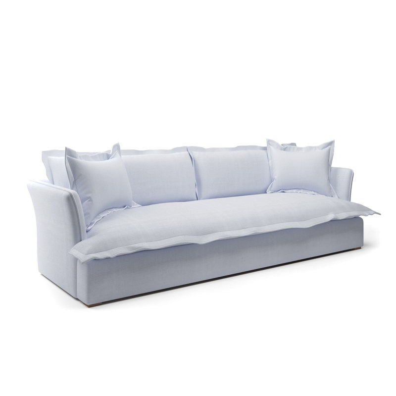 Haven Sofa, 32" H x 84" W x 40" D, 3, White