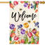 Printemps été Pâques Tulip Welcome House Flag Double Bee