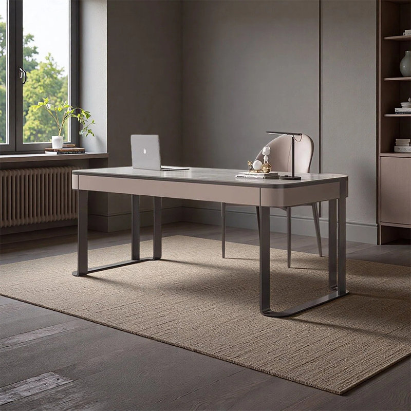 Ensembles de bureau de style italien léger et luxueux, H 29,52 po x l 55,11 po x P 23,62 po