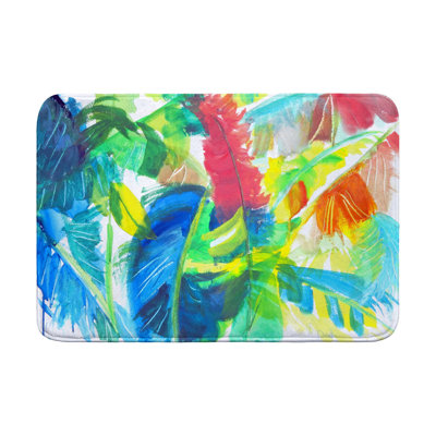 Tapis de bain Abstract Palms
