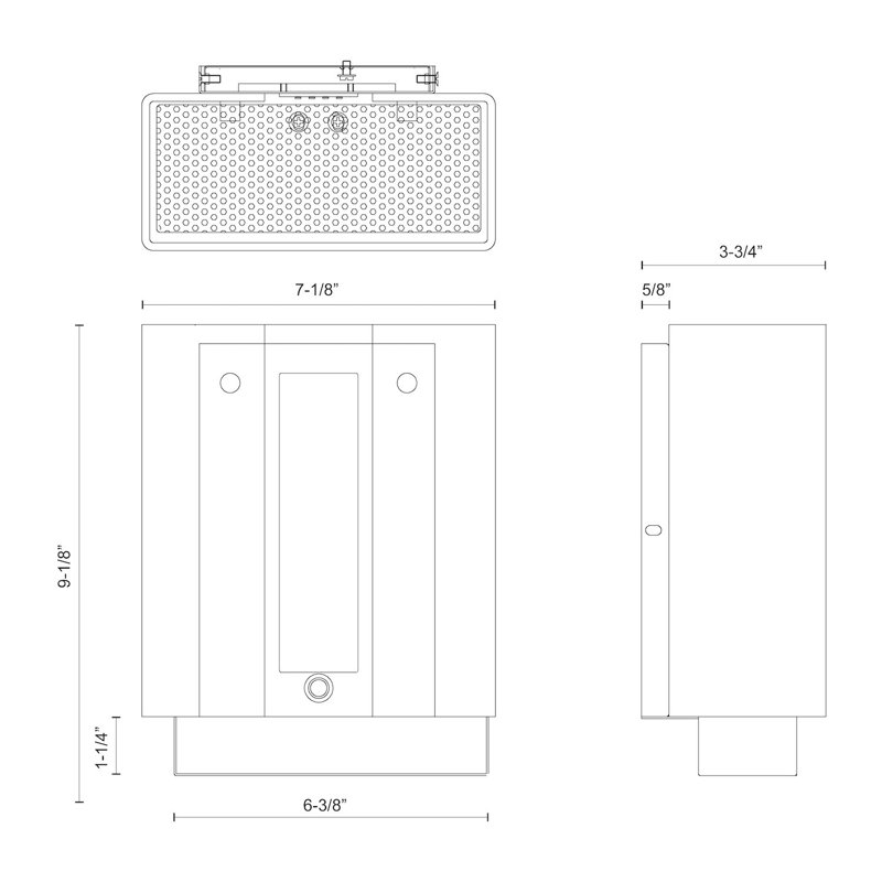 Hounslow 1 - Light LED Bath Sconce, Brushed Nickel