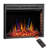 Black Electric Fireplace Insert-668684878