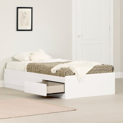 Lit plateforme simple avec rangement Gramercy