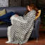 Puig Double-Layered Cotton Throw Blanket