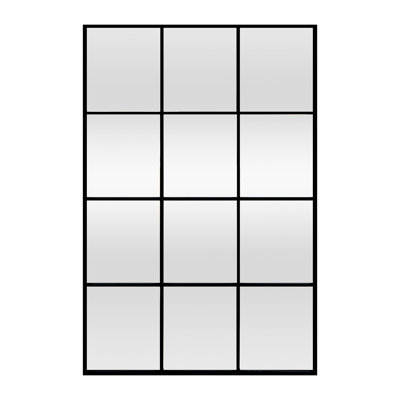 Rectangle Metal Window Panel Mirror
