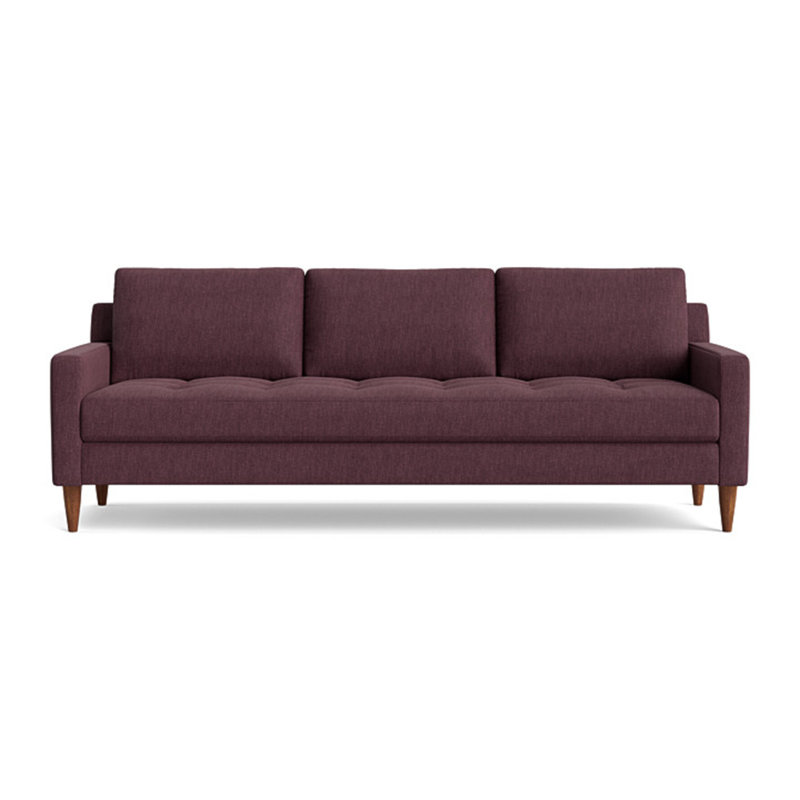MCM Sofa (95"), Performance Weave - Aubergine