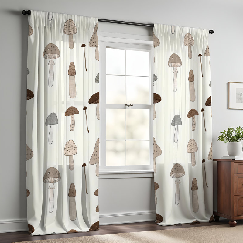 Window Curtains, 20" W x 61" L