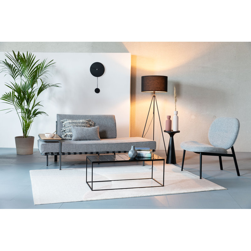 Dream Geometric Gray Area Rug, Gray, Rectangle 6'5" x 10'