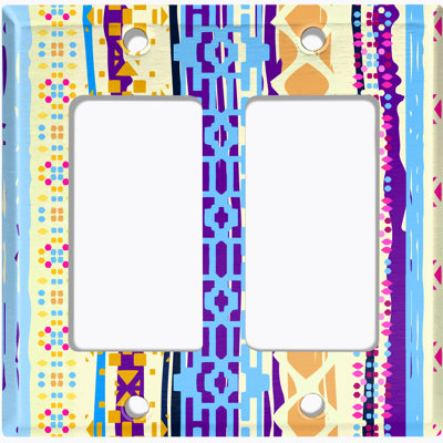 Plaque murale d'interrupteur à bascule Ethnique Aztec
