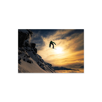 " Sunset Snowboarding " by Jakob Sanne