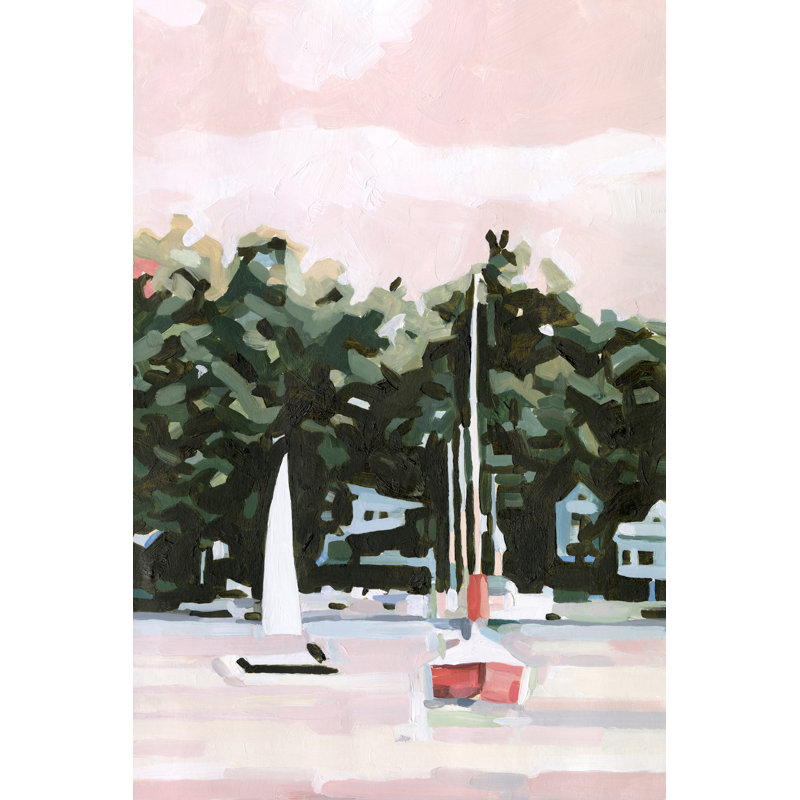 Lake Afternoon II by Emma Scarvey - Wrapped Canvas Painting, 122cm H x 81cm W