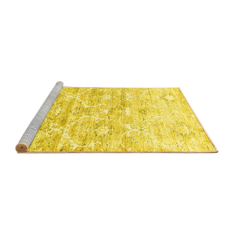 Anniesha Performance Abstract Indoor Rug, Square 3'