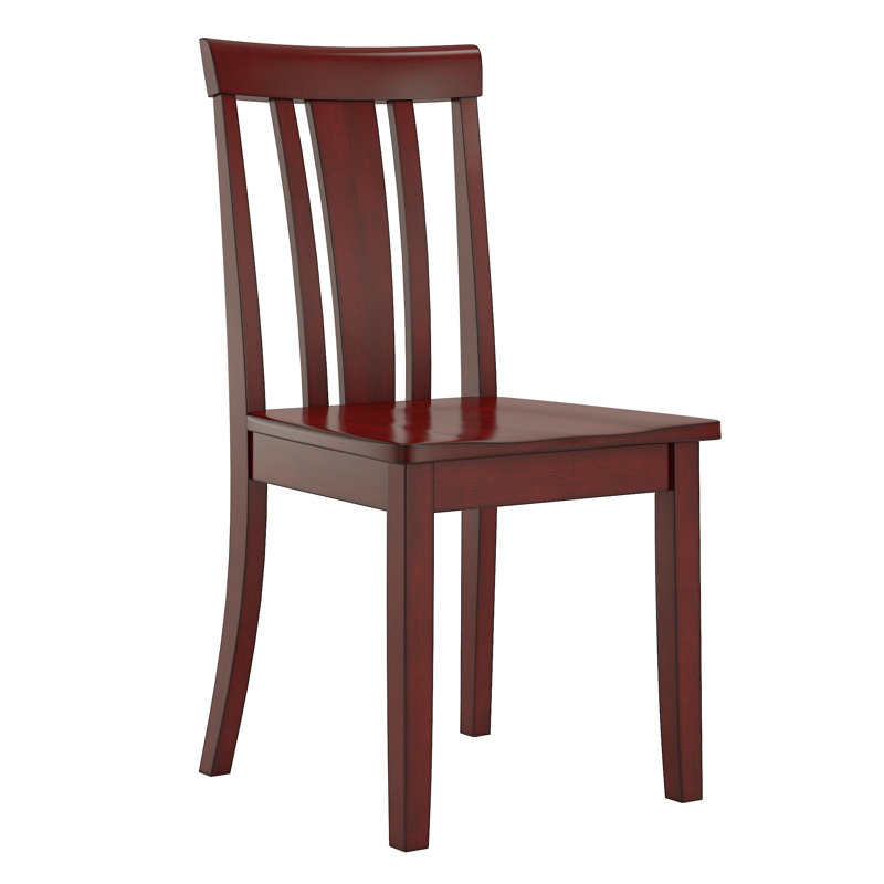 Chaise d'appoint en bois massif H 17,15 po Plympton, Baie antique
