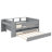 Versatile Twin Daybed With Built-In Drawers And Trundle Bed, Headboard Storage Compartments, Tables, And Convenient USB Charging Station-1971936373