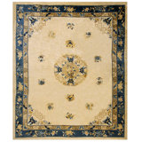 Hand Knotted Wool Area Rug
