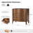 Arelys Modern 27''W 3-Drawers Curves Nightstand with Built-In Charging Station-548763381