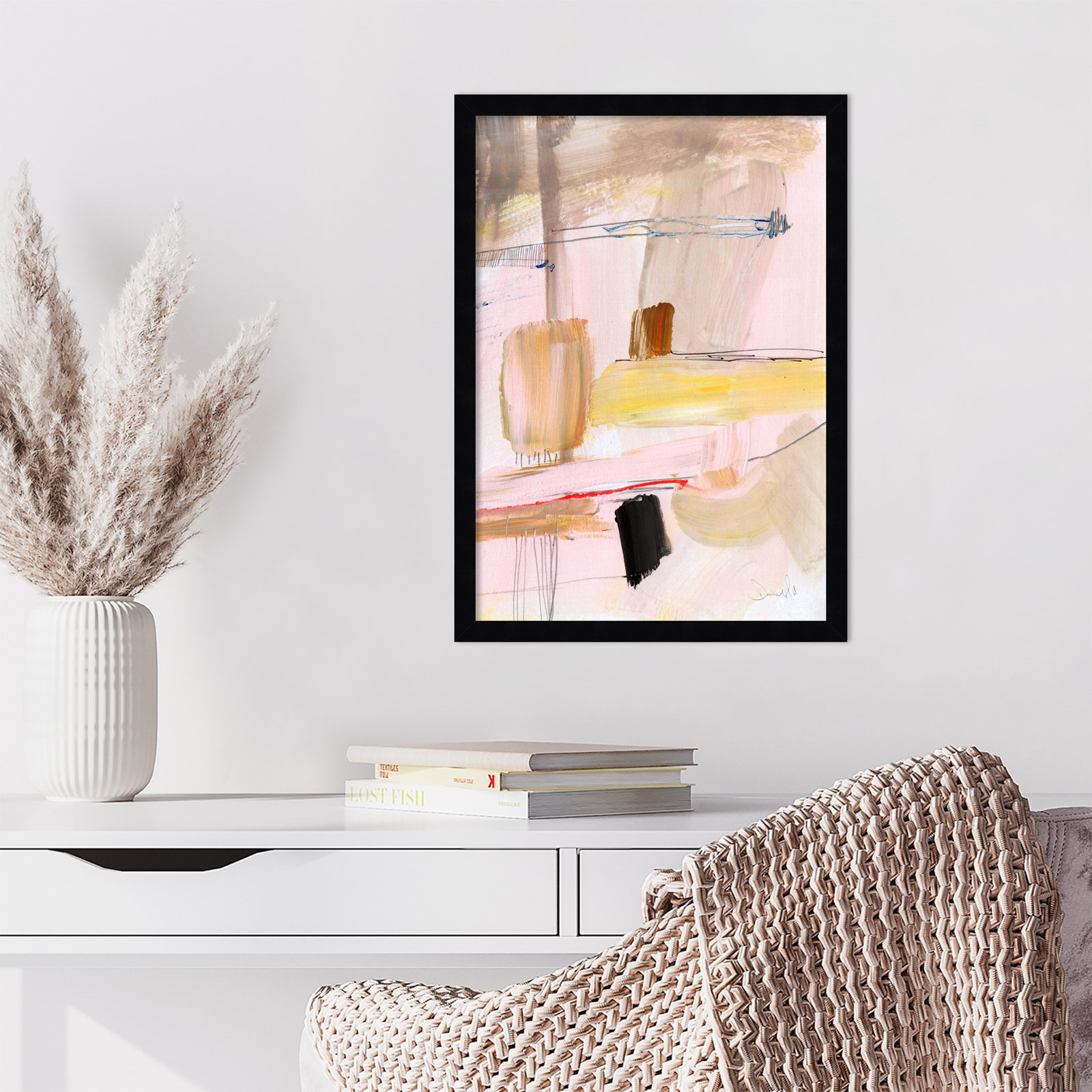 Cleve "Summer Dream" Print by Dan Hobday, Black, 21" H x 15" W