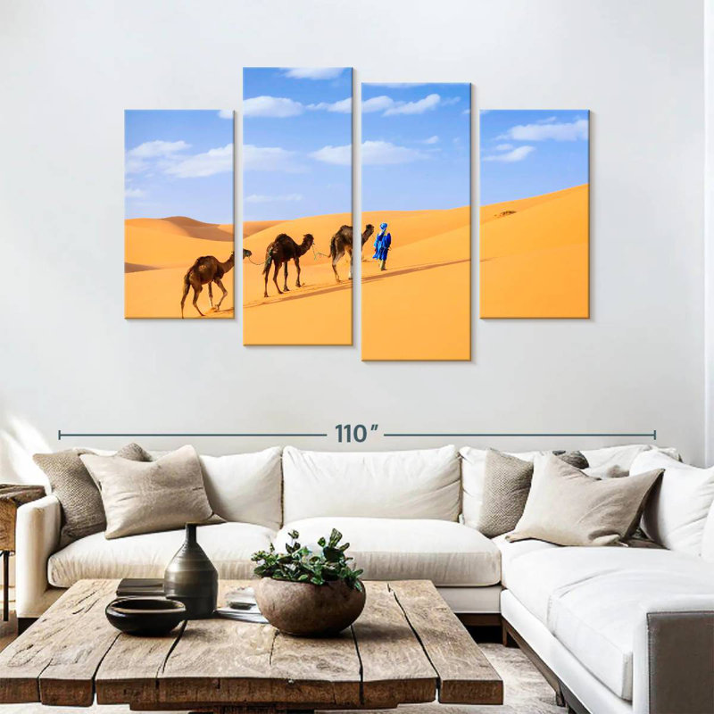 Traveling Camels, 54" H x 84" W