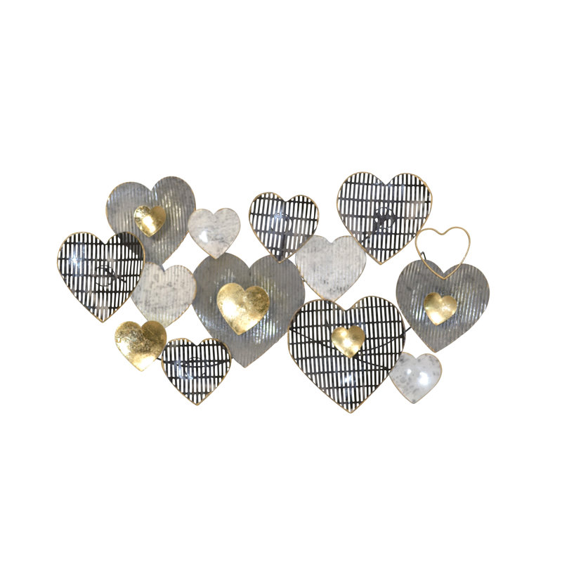 Glam Abstract Wall Decor on Metal