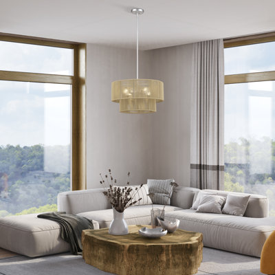 Lustre suspendu 4 lumières Asllan