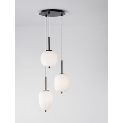 3 - Light Black Sphere Pendant