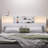 Modern Wooden Bookcase Headboard with Adjustable LED Lights & Charging Station – Queen & King Sizes, Scroll Down for Assembly Video-1472337819-1472337829