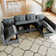 Zendajas 6 - Piece Modular U-Shape Sectional Sofa with Storage