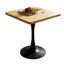 Tables de salle à manger modernes en MDF (table seulement, sans chaises, avec plateau et pieds)