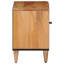 Vidaxl TV Cabinet With Storage With Door Solid Mango Wood Media Stand Doors
