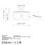 Élégant lustre doré, structure en métal, 16,5 po x 7,9 po x 10,6 po | Diamètre du capuchon: 7,9 pouces | Plaque de base: H 5,5 po: 2,4 po | 2 x douille G9 Max 8W (ampoule non incluse) | Éclairage élégant pour les maisons et les bureaux modernes, classé IP20-1074690163
