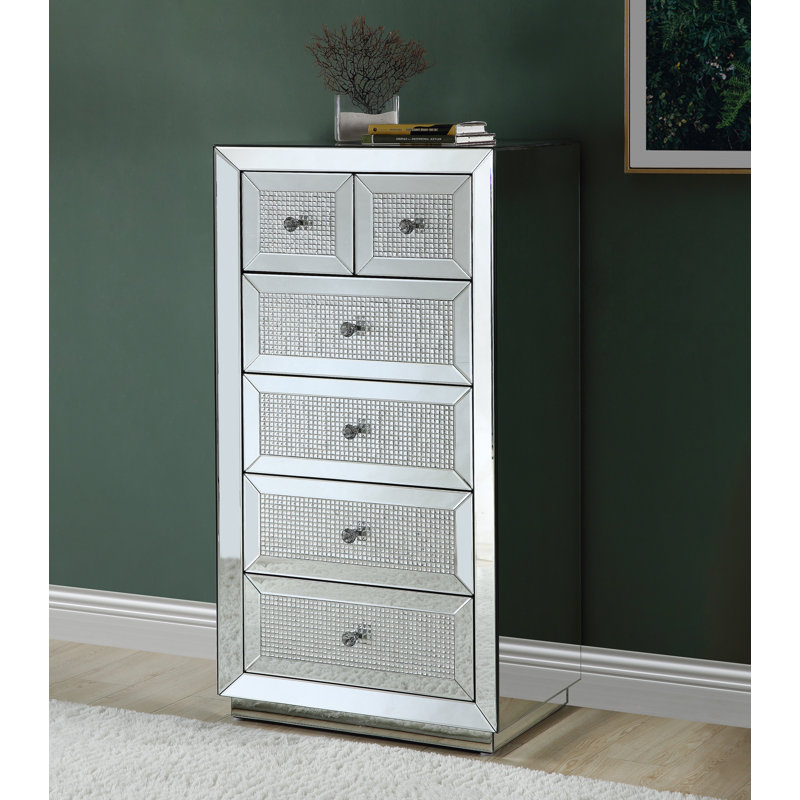 Kehila 6 - Drawer Accent Chest in Mirrored